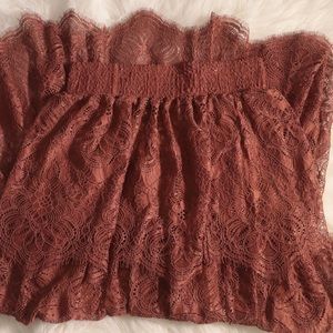 H&M Brown Maxi brown Summer Skirt Size M